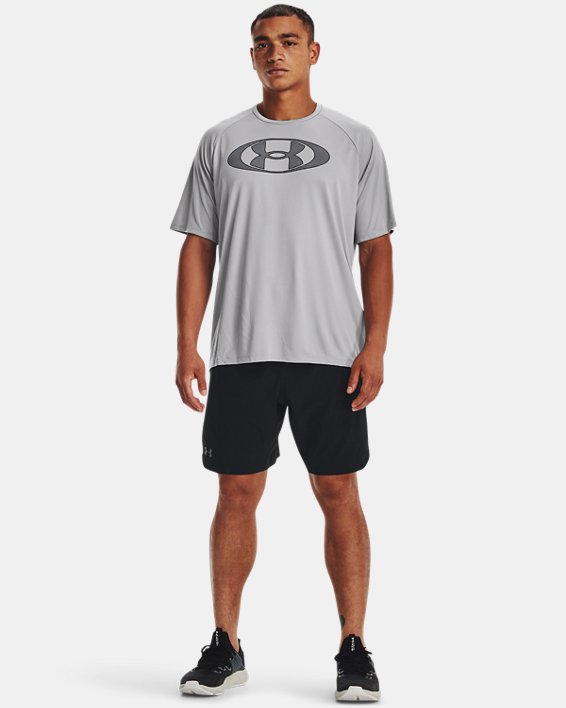 Men's UA Velocity 2.0 Graphic Short Sleeve in Gray image number 2